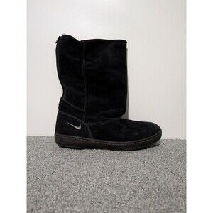 Nike Boot Sneaker Womens Size 10 Suede Black